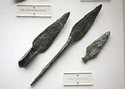 Spearheads on display