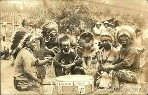 Historical drum gathering